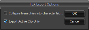 Export Options