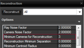 Reconstruction Options