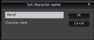 Set Characters Name